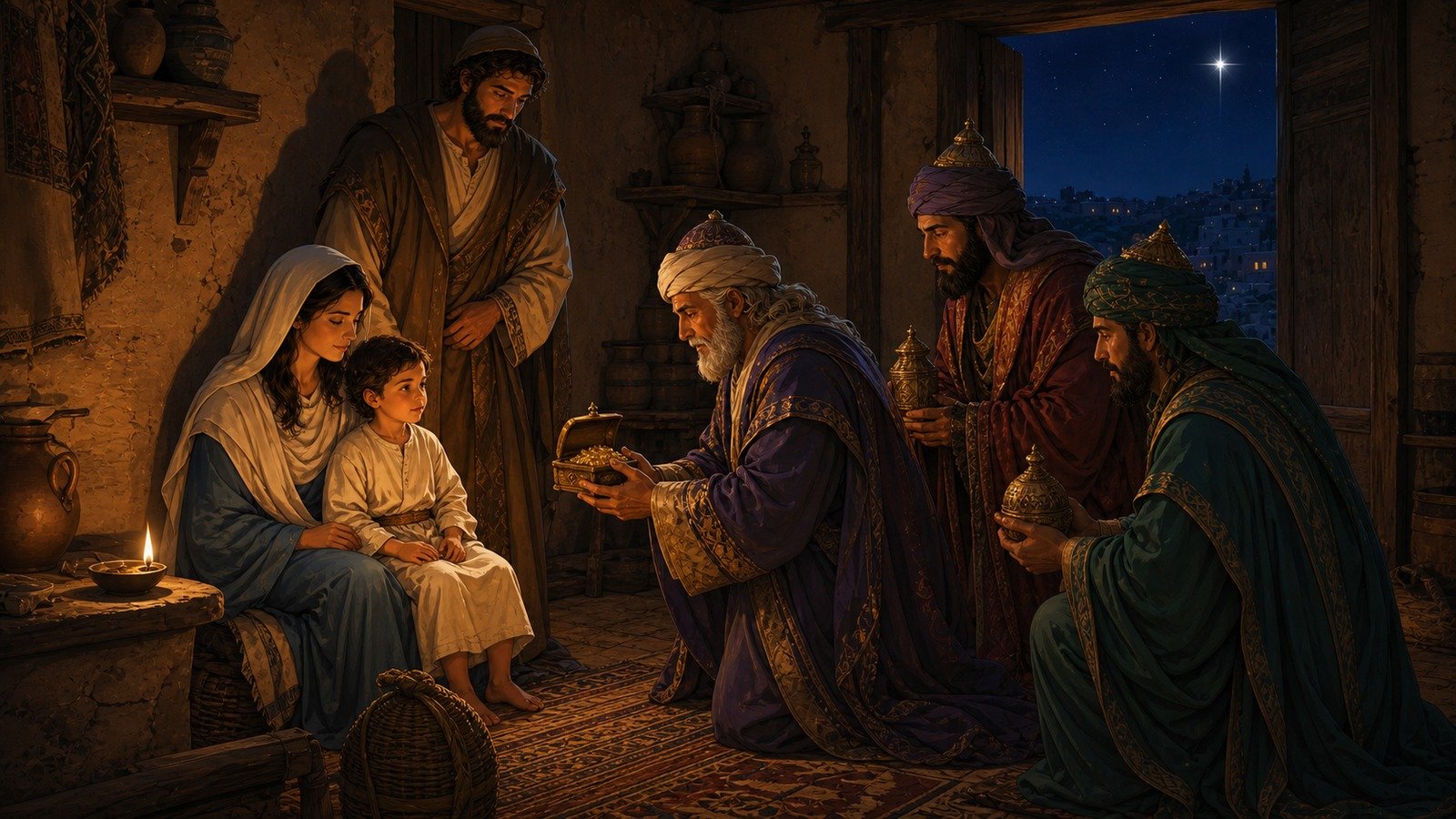 Illustration: Visit of the Magi