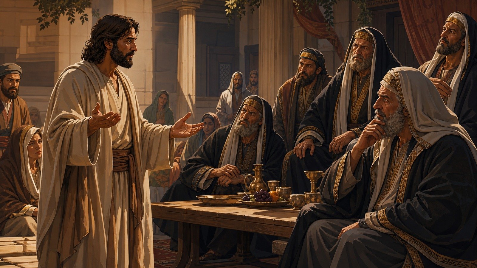 Illustration: Woes against the Pharisees and teachers of the law